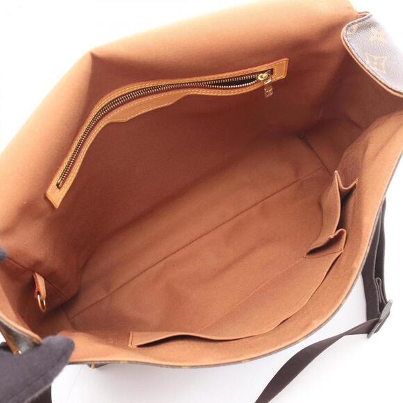 LOUIS VUITTON Brown Monogram Leather Shoulder Bag - Picture 3 of 13